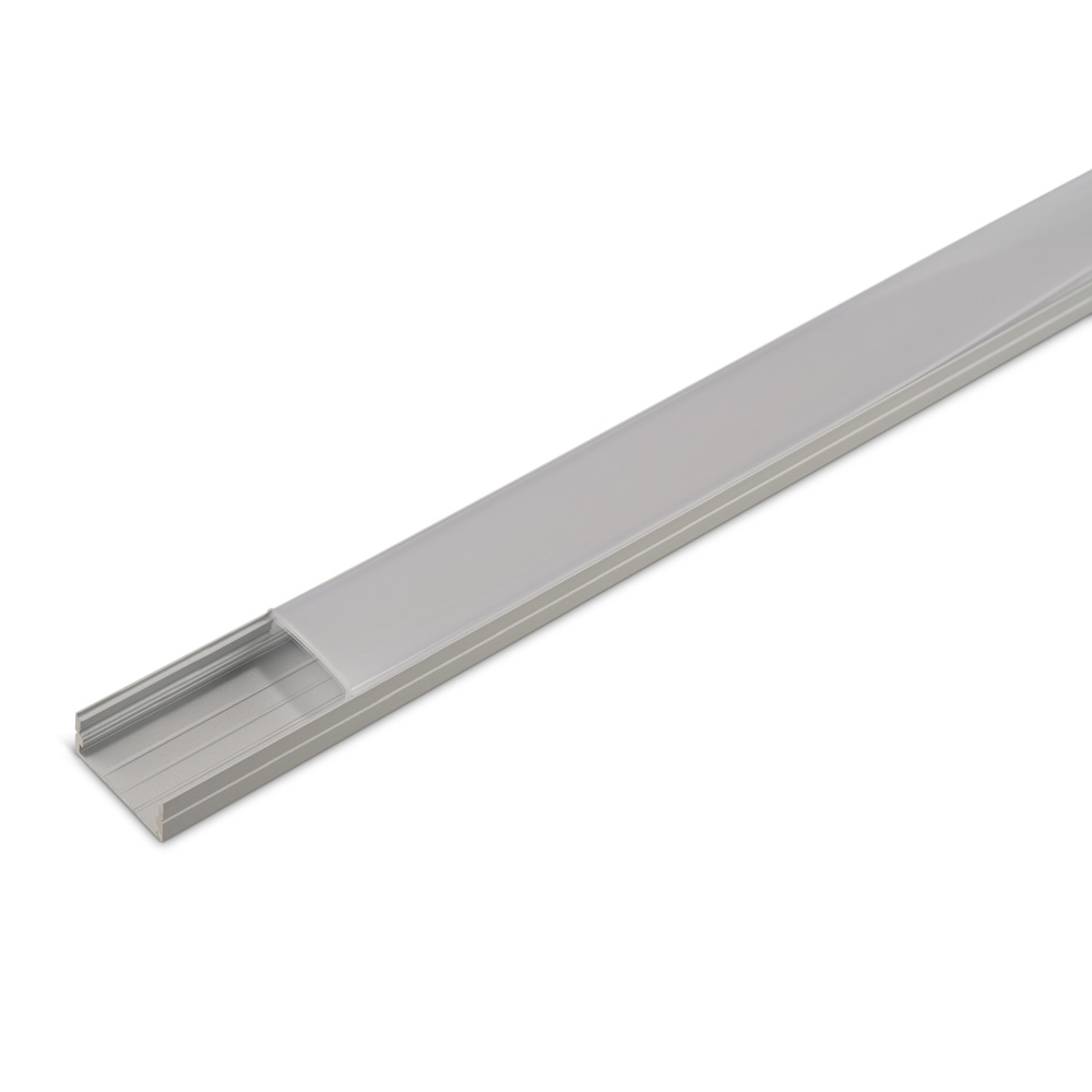 LED-strip profiel 2,5m opbouw breed compleet voor accentverlichting