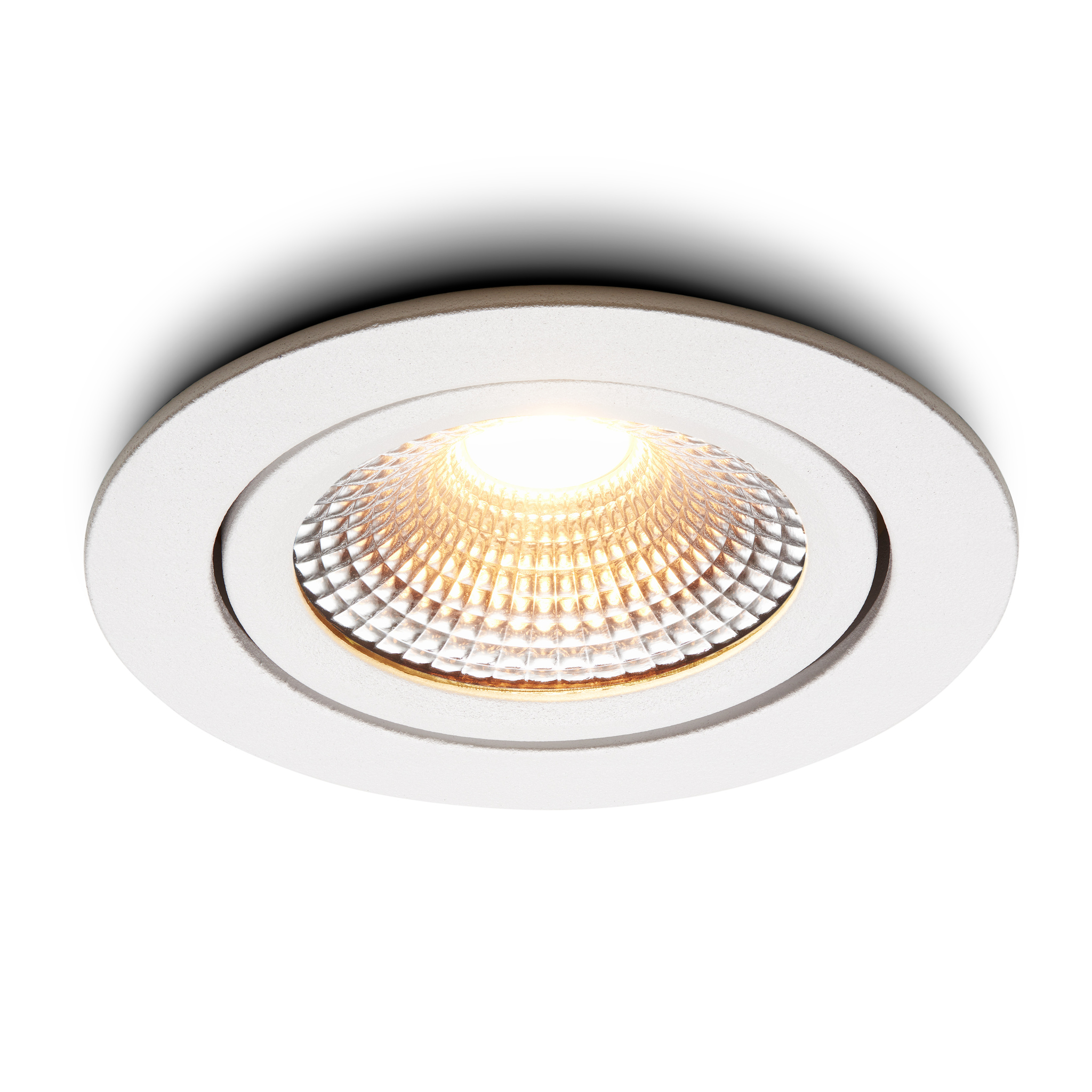 LED-inbouwspot wit 5W 2700K extra warm wit dimbaar Vivaro met warm lichtbeeld en kantelbare reflector