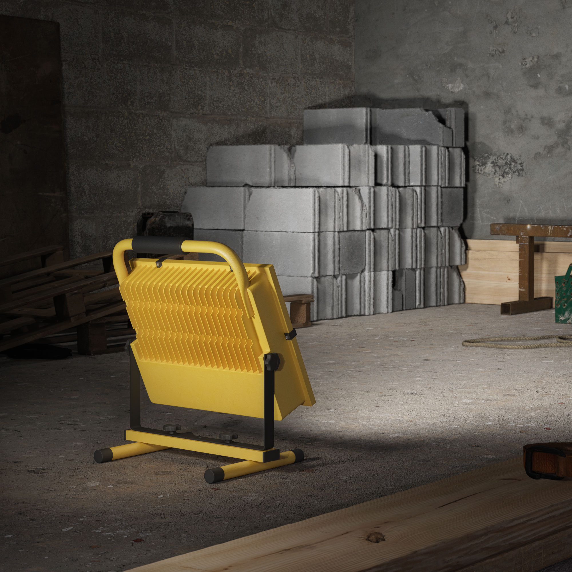 Functionele werkverlichting met koel wit licht van 6500K in werkplaats